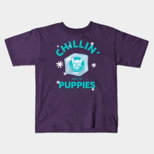 Chillin' with the Puppies Kids T-Shirt